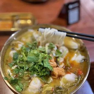 Pickled veggie and fish was amazing