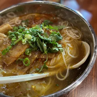 Spicy Beef Tendon Bowl
