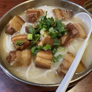 Minced Pork Noodle Soup