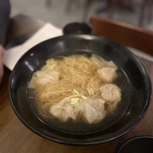 Shrimp Wonton Noodle Soup