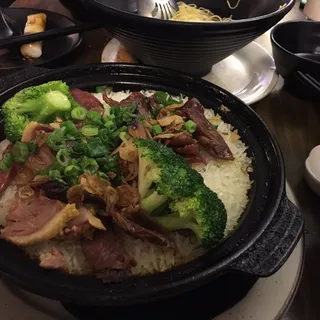 Chinese Sausage Hotpot Rice