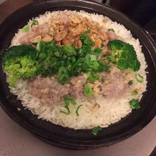 Pork with Salty Fish Hotpot Rice