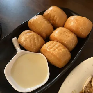 8. Fried Bun with Condense Milk