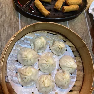 XLB &amp; egg rolls
