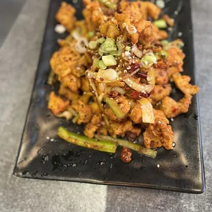 Spicy and Crispy Chicken - one of my favorite dishes in the world!