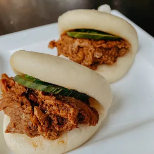 Pork belly steamed buns
