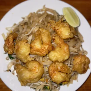 Tempura Shrimp Pad Thai