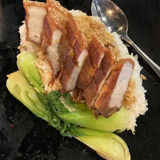 Crispy Pork Rice /