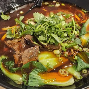 Schezhuan beef noodle