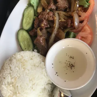 21. Diced of Filet Mignon with Rice