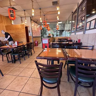 the interior of a restaurant