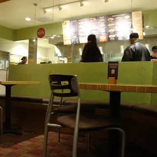 Some of the seating areas, at Noodles and Company, NORTH Tower Road, Aurora, CO 80011.  February 1st 2014.