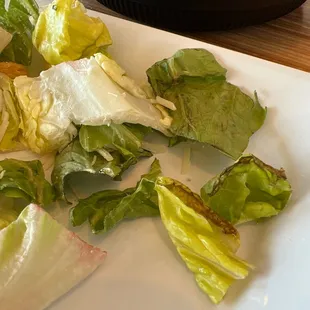 Rotten lettuce