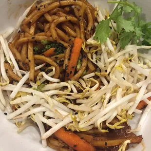 Japanese pan noodles.....Too salty, couldn&apos;t finish the food!!