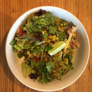 The new Santa Cruz salad with a spicy ranch dressing!