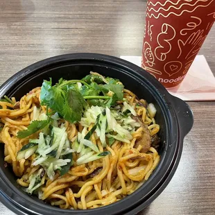 Spicy Korean Beef Noodles