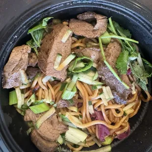 Spicy Korean Steak Noodles