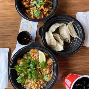 Japanese Pan Noodles with Marinated Steak IMPOSSIBLE Orange Chicken Lo Mein Pad Thai