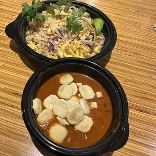 Pad Thai w/Side of Tomato Basil Bisque