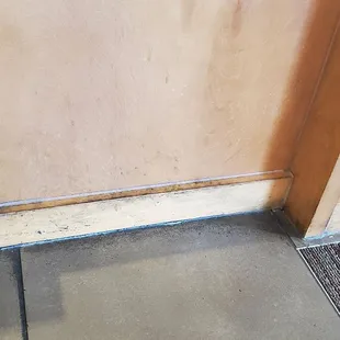 Trim on the booth areas