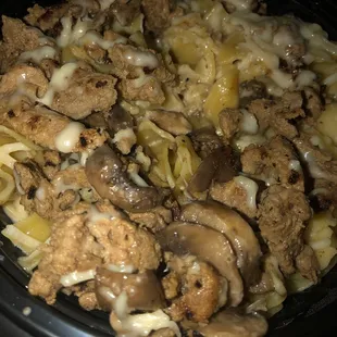 Steak stroganoff