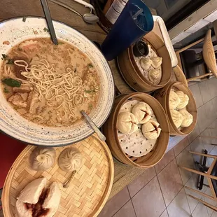 Ramen, bao buns