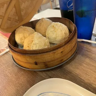 Pork and Scallion Bao（4）-猪肉葱包(4)