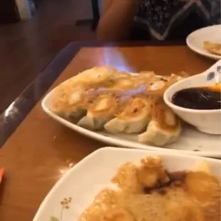 D1. PORK SCALLION DUMPLINGS D3- VEGETABLE DUMPLINGS