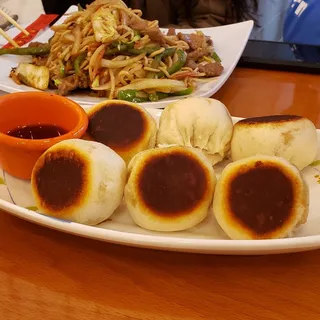 A6. Panfried Bao Pork