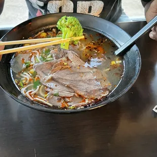 Lan Zhou Spicy Beef Noodle Soup Specialty