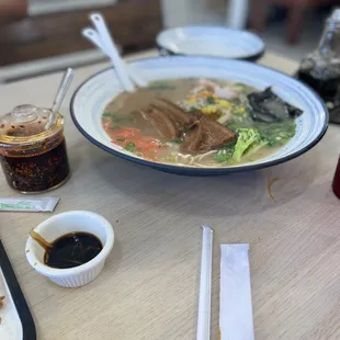 Pork belly ramen was the best.