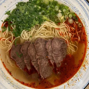 Lanzhou Spicy Beef Noodle Soup