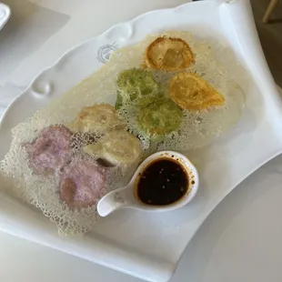 Beef Pan Friend Dumplings