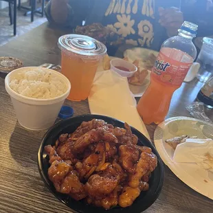 Orange Chicken (Lunch) 4. Drunken Noodle