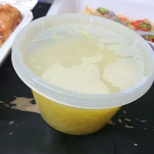 Scorched earth egg drop soup