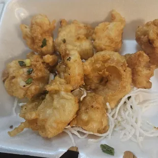 &quot;Orange Shrimp&quot; without the sauce they forgot.