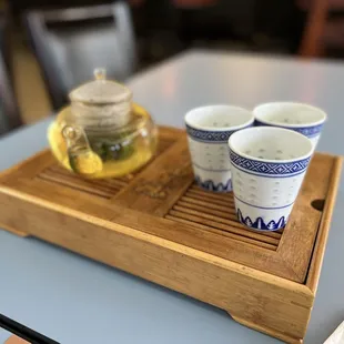 Green tea- we so fancy!