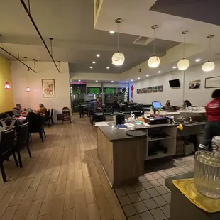 interior, sushi and sashimi