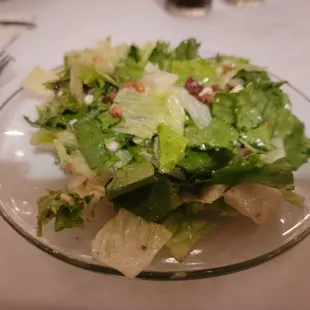 a salad on a plate