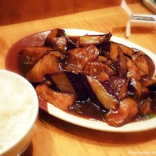 Chinese eggplant with tofu $17