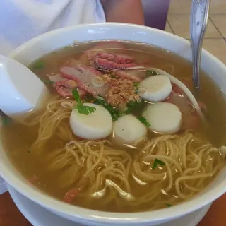 37. Fish Ball with Egg Noodles Soup