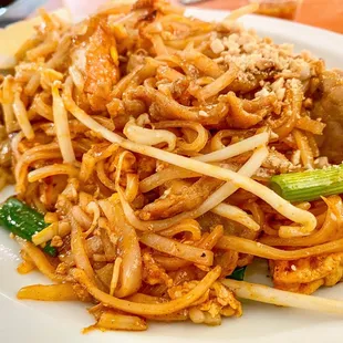 Pad Thai with pork - One of the few legit Thai restaurants in town and this is at the the top!  Authentic Thai food in the 916!