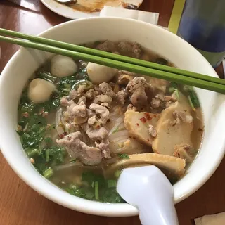 2. Tom Yum Pork Noodle Soup