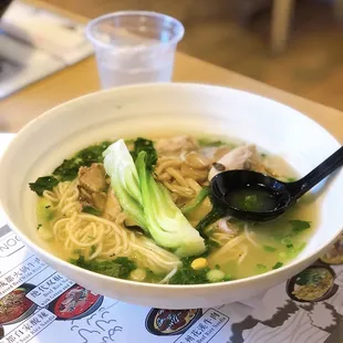 8. Mushrooms, Chicken &amp; Corn with Chicken Soup Noodle