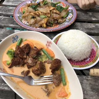Mock duck Panang curry