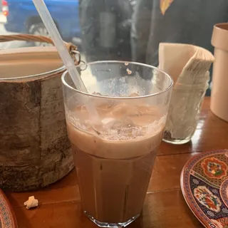 Iced Ovaltine w. condensed milk