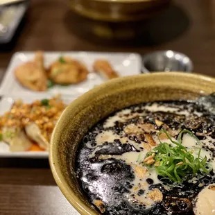 Black garlic tonkatsu (yum!)