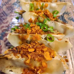 Garlic gyoza - Spicy but not so spicy.