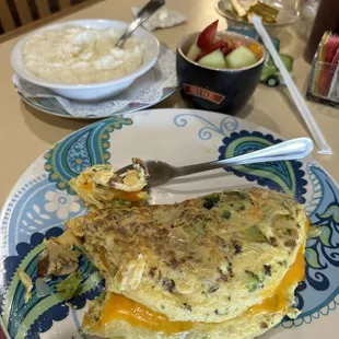 Bee Square Omelette