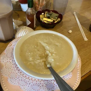 Maple Brown Sugar and Butter Grits